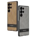 Coque en cuir pour Samsung S23/S24/S25 Ultra