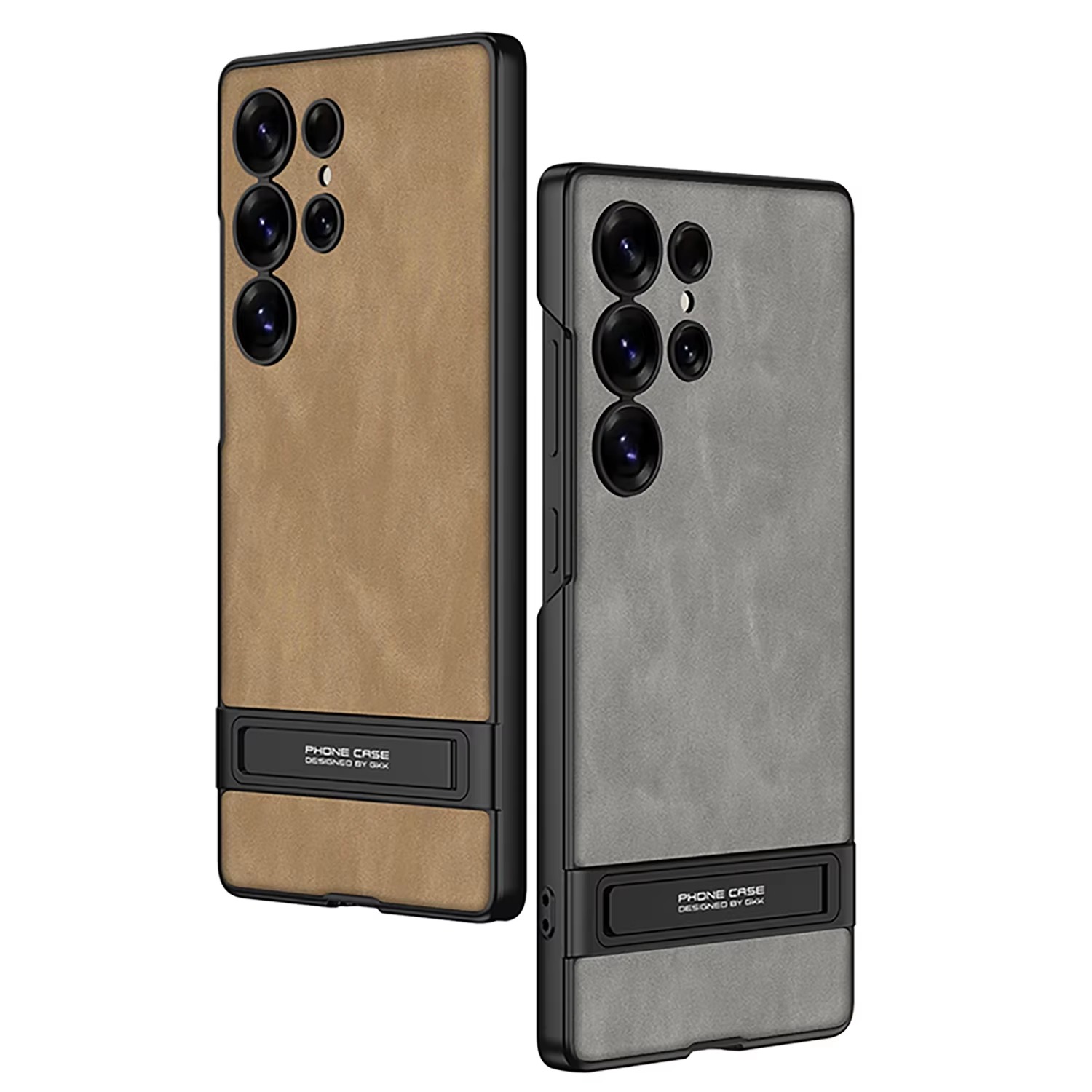 Coque en cuir pour Samsung S23/S24/S25 Ultra