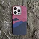 Coque Iphone Texture en Fibre - Violet clair