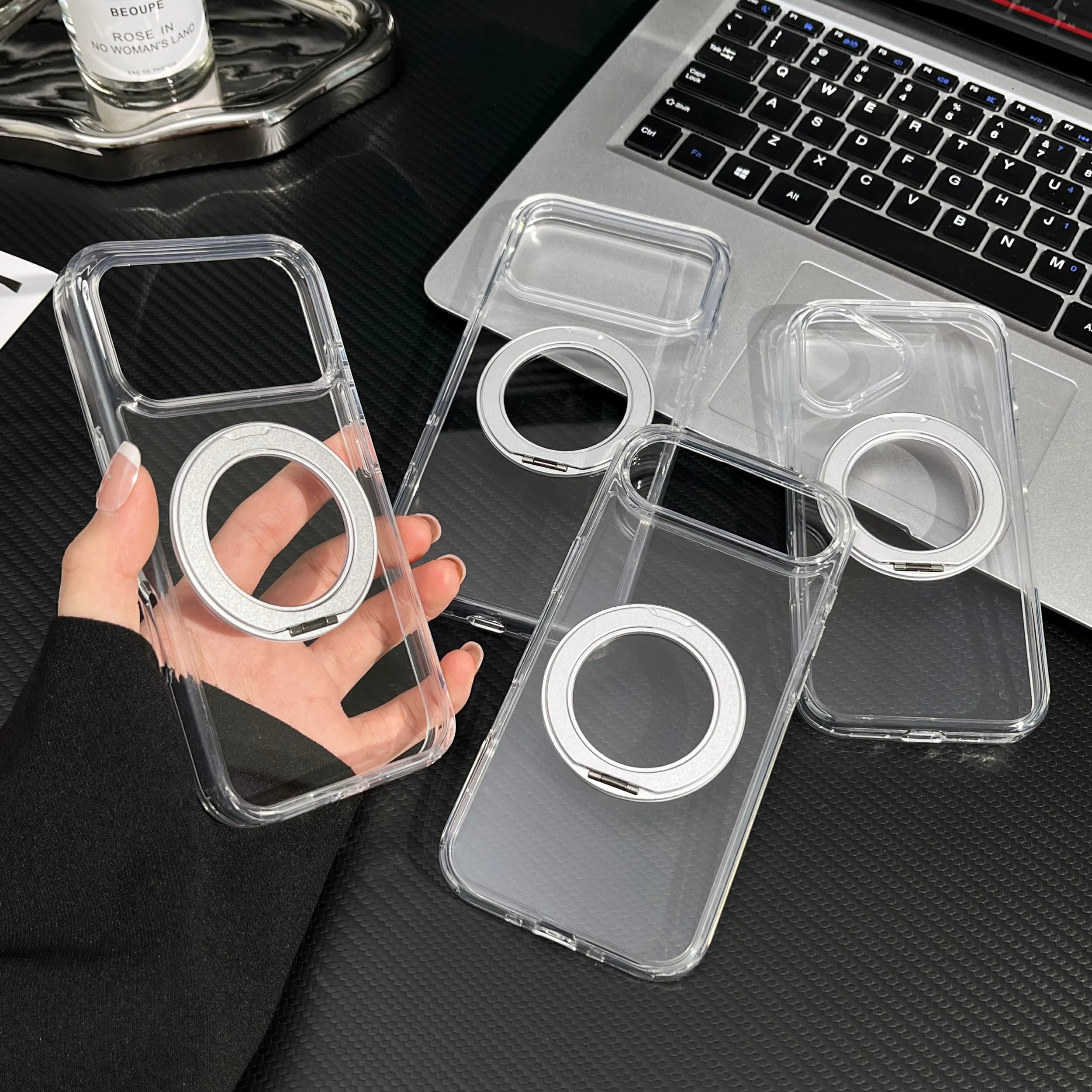 Coque iPhone Acrylique Magnétique 2.5 mm Transparente Minimaliste – Image 6