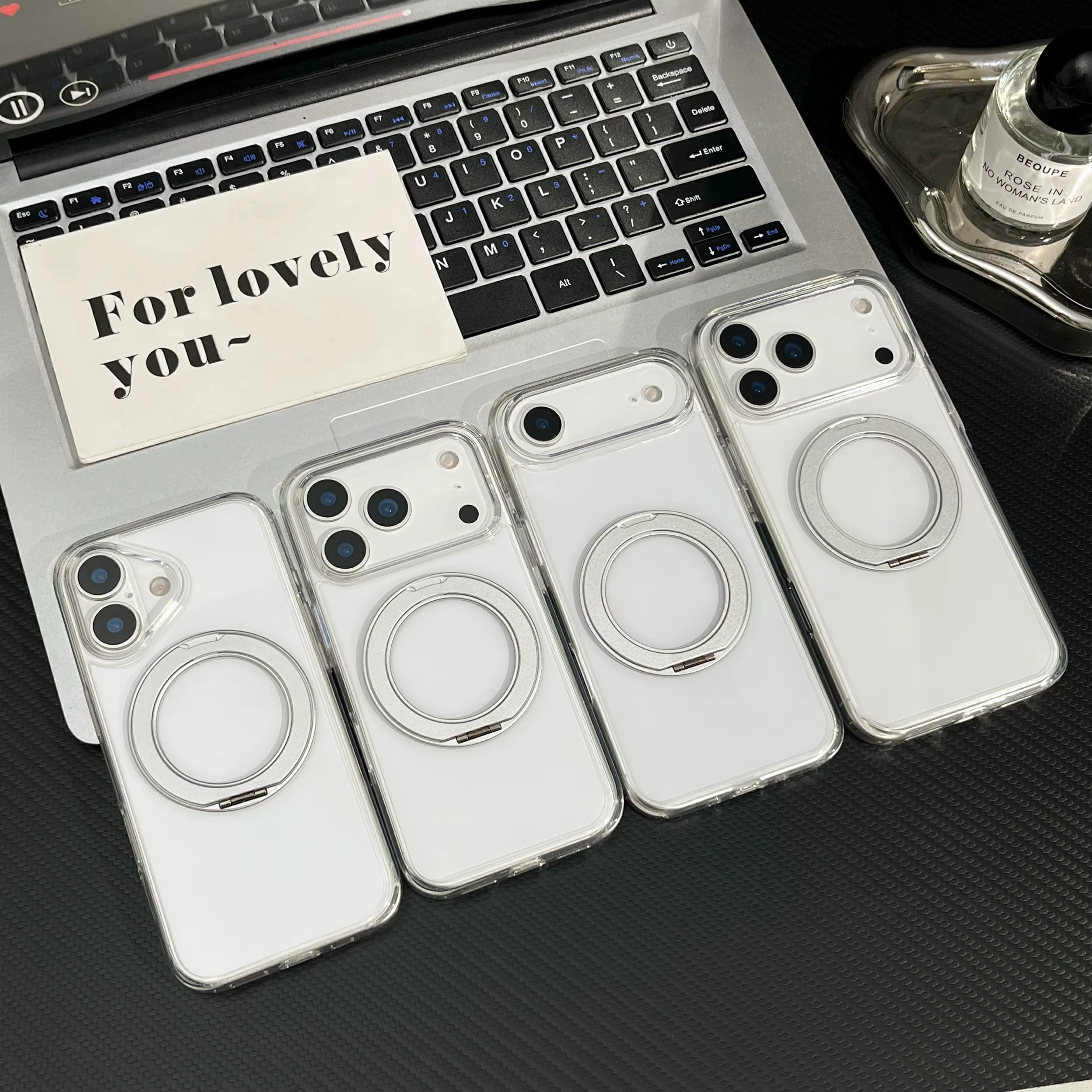 Coque iPhone Acrylique Magnétique 2.5 mm Transparente Minimaliste – Image 7