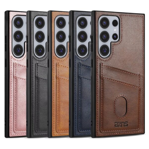 Coque en cuir PU pour Samsung Galaxy S25 Ultra A16 A55 A35