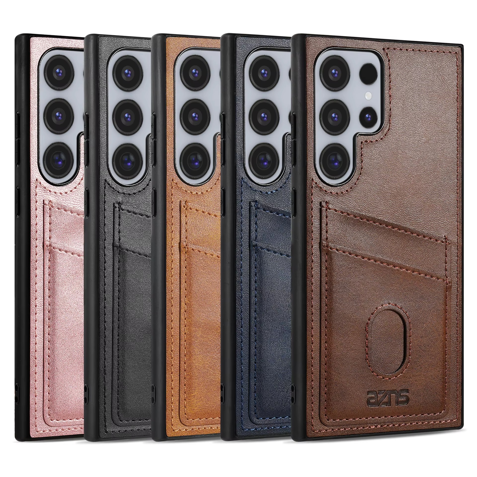 Coque en cuir PU pour Samsung Galaxy S25 Ultra A16 A55 A35