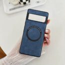 Coque Pixel 6 - 9 PropCuir Luxe , Antichoc, Charge Magnétique - Bleu