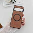 Coque Pixel 6 - 9 PropCuir Luxe , Antichoc, Charge Magnétique - Marron