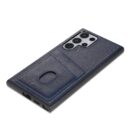 Coque en cuir PU pour Samsung Galaxy S25 Ultra A16 A55 A35 - Bleu