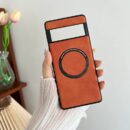Coque Pixel 6 - 9 PropCuir Luxe , Antichoc, Charge Magnétique - Orange