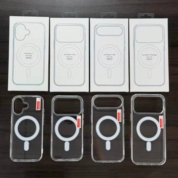 Coque iPhone arrière transparent magnétique en acrylique  – Coque antichoc et élégante