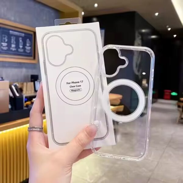 Coque iPhone Transparente Antichoc Magnétique