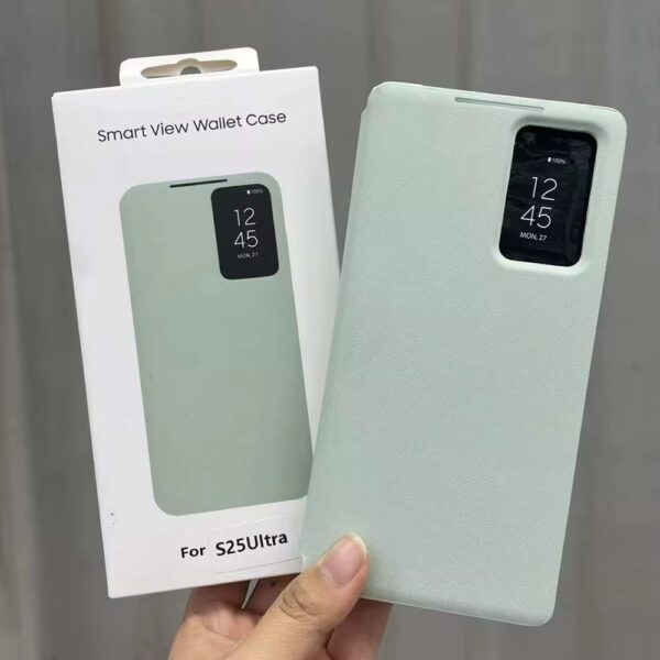 Étui Intelligent Samsung Galaxy Luxe Cuir - Série S