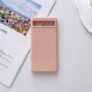 Coque Antichoc en Silicone Liquide avec Doublure Microfibre pour Google Pixel 6 - 9 Pro XL - Rose