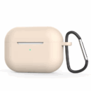 Étui silicone pour écouteurs sans fil, anti-chute et anti-rayures - Beige