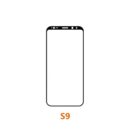 Protecteur d'écran en verre anti-explosion de colle de bord 3D de qualité supérieure - S9 Blanc HD