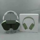 Écouteurs sans fil BT à fixation auriculaire avec réduction de bruit (ANC) et micro intégré - Vert